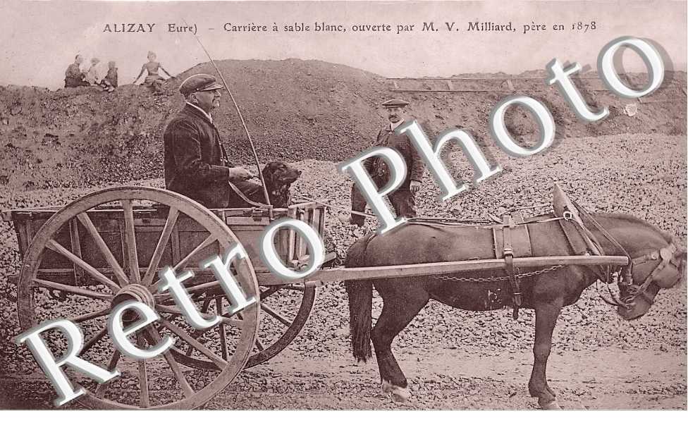 carrière à sable blanc, ouverte par M. V. Milliard père en 1878