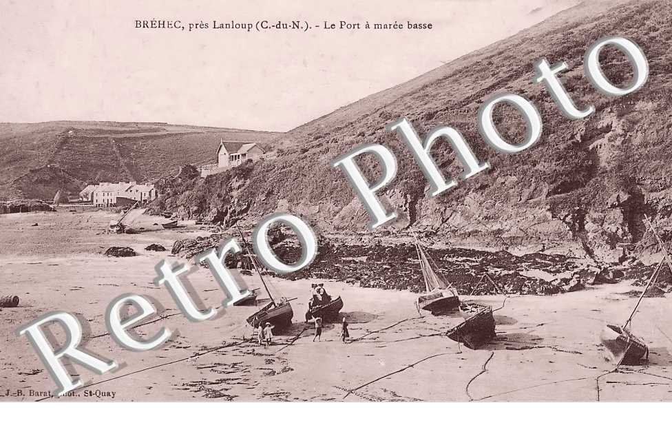 BREHEC le port à marée basse
