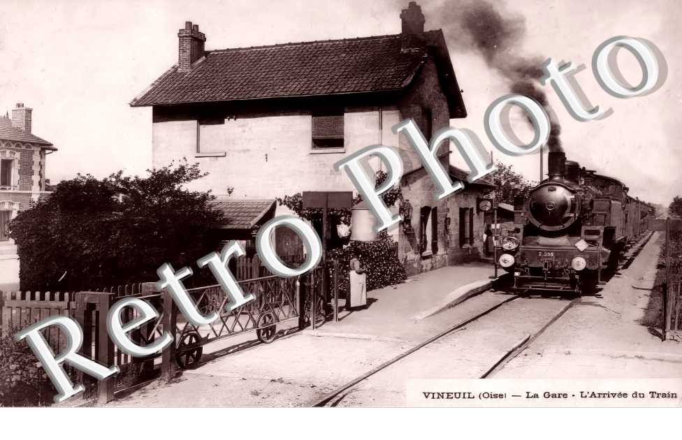 La Gare. L'arrivée du train.