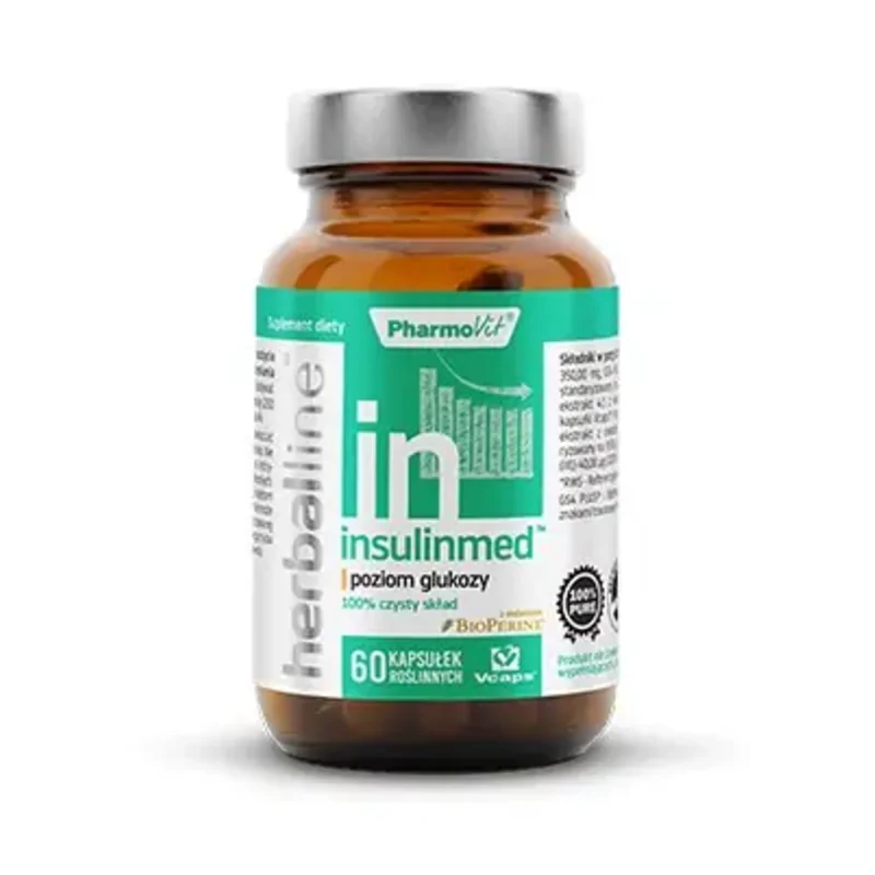 Insulinmed – poziom glukozy, 60 kapsułek, Pharmovit Herballine