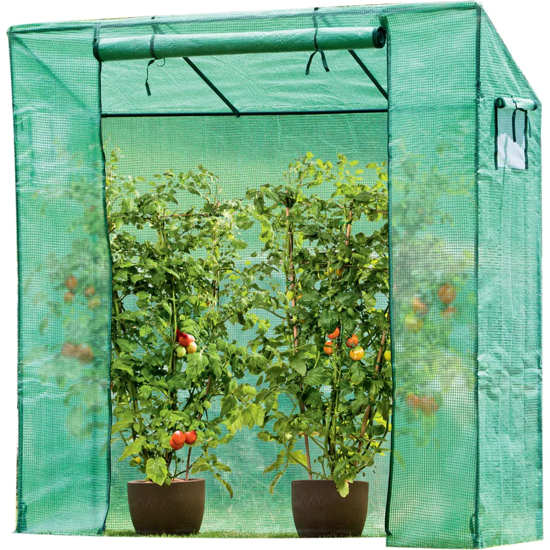 Szklarnia ogrodowa do pomidorów i ogórków 198x78x200-180cm PE