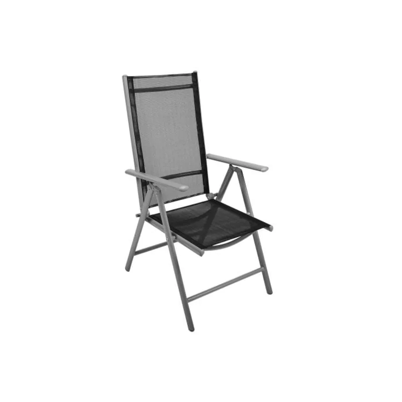 Krzesło składane ogrodowe kempingowe aluminiowe
