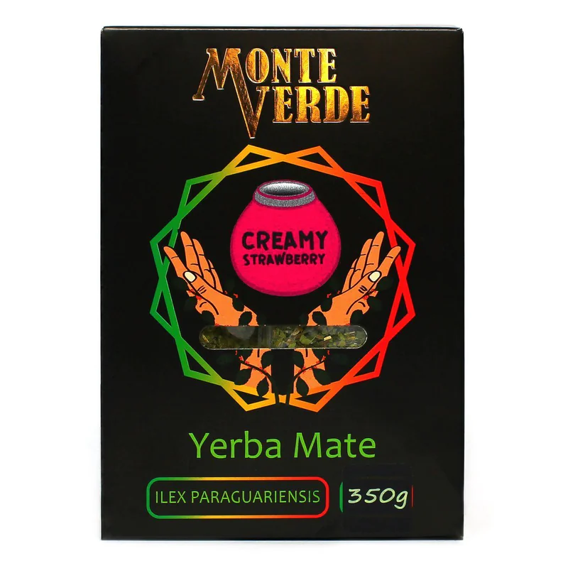 Yerba mate Monte Verde CREAMY STRAWBERRY 350g