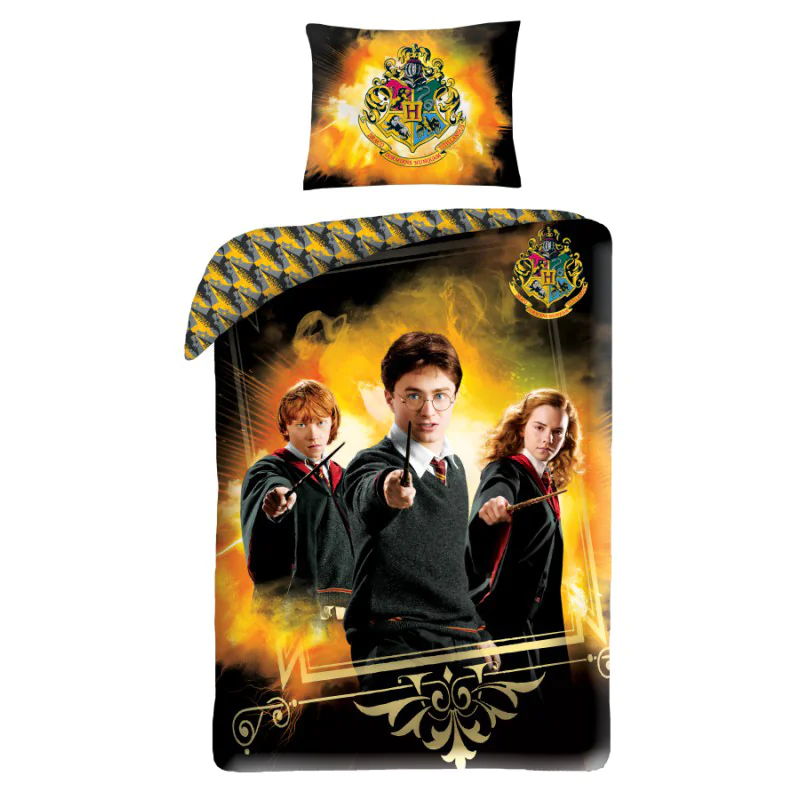 Pościel bawełna 140×200+1p70x90 Harry Potter Czara Ogrnia