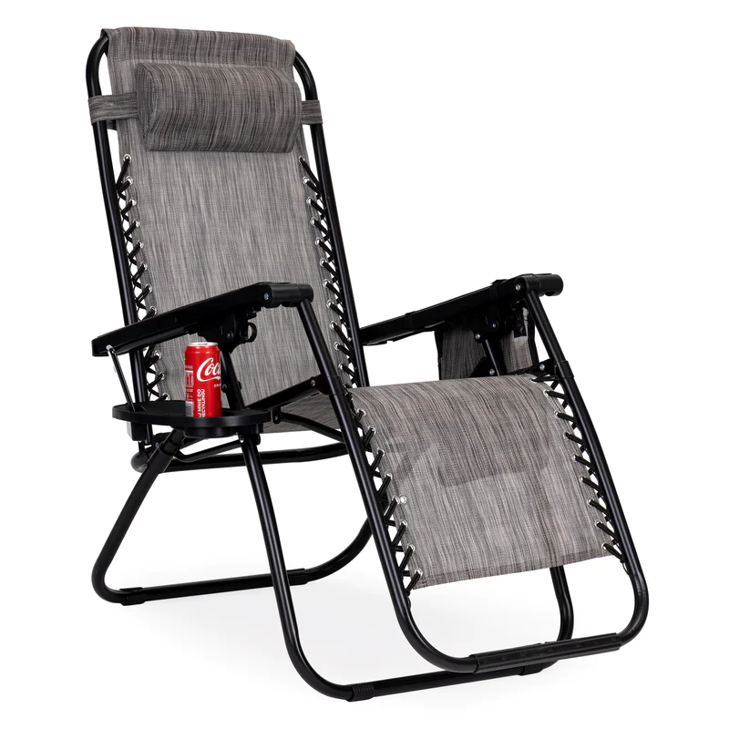 Leżak fotel ogrodowy plażowy zero gravity +dodatki
