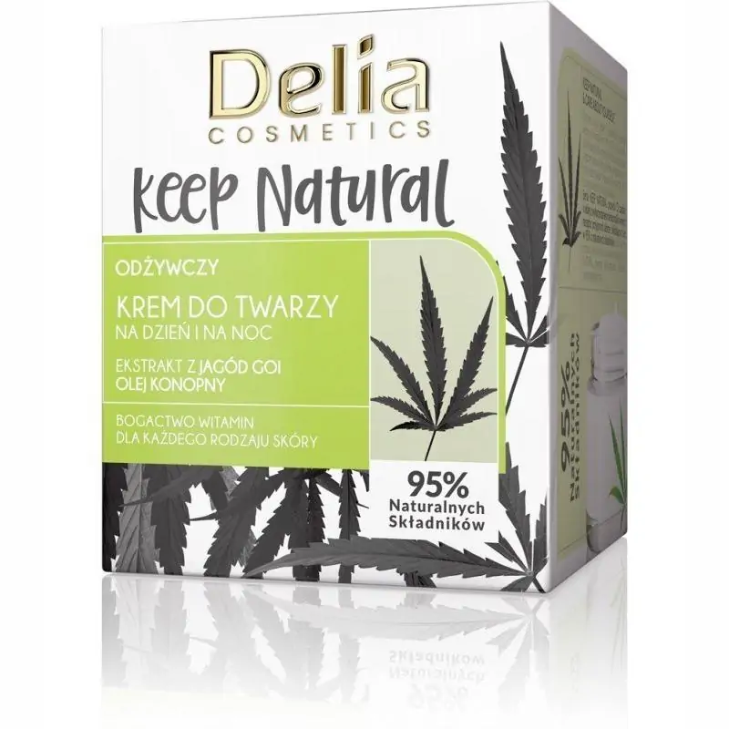 Delia Cosmetics Keep Natural Odżywczy Krem do twarzy na dzień i noc 50ml