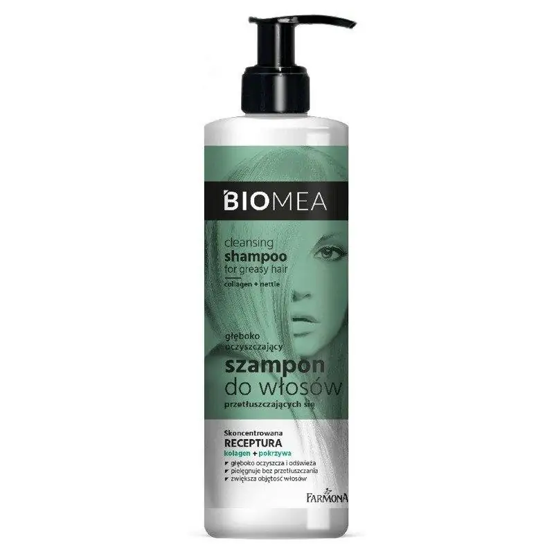 Farmona Biomea Głęboko Oczyszczający Szampon do włosów przetłuszczających się 400ml