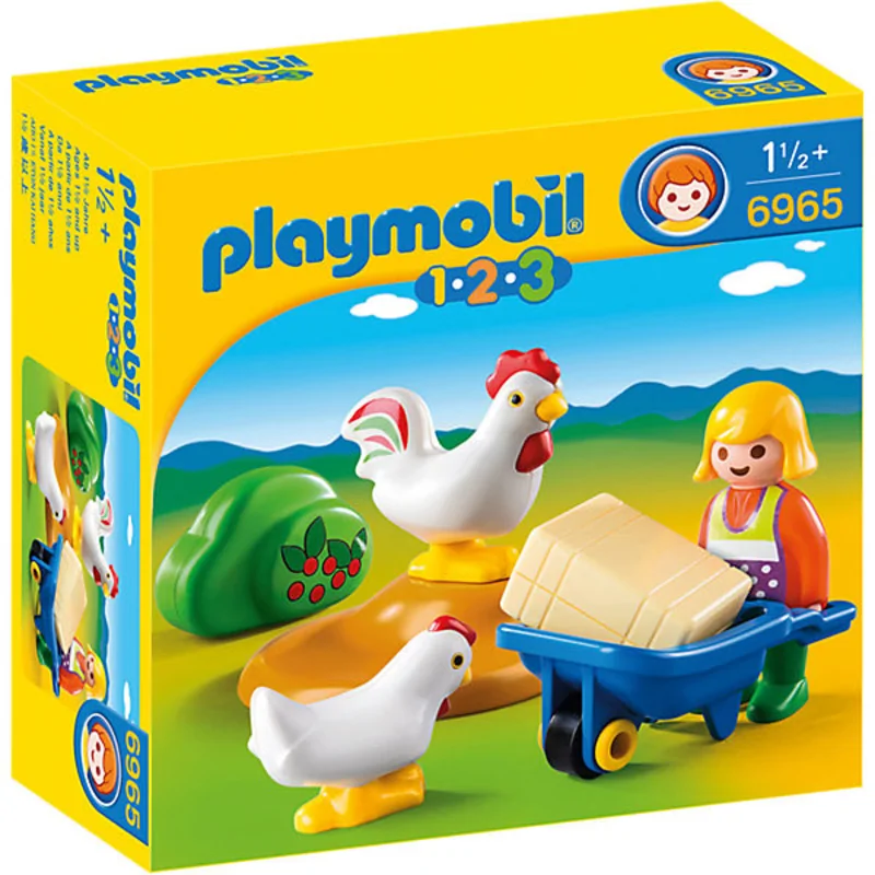 Playmobil 123 Gospodyni z kurczakami 6965