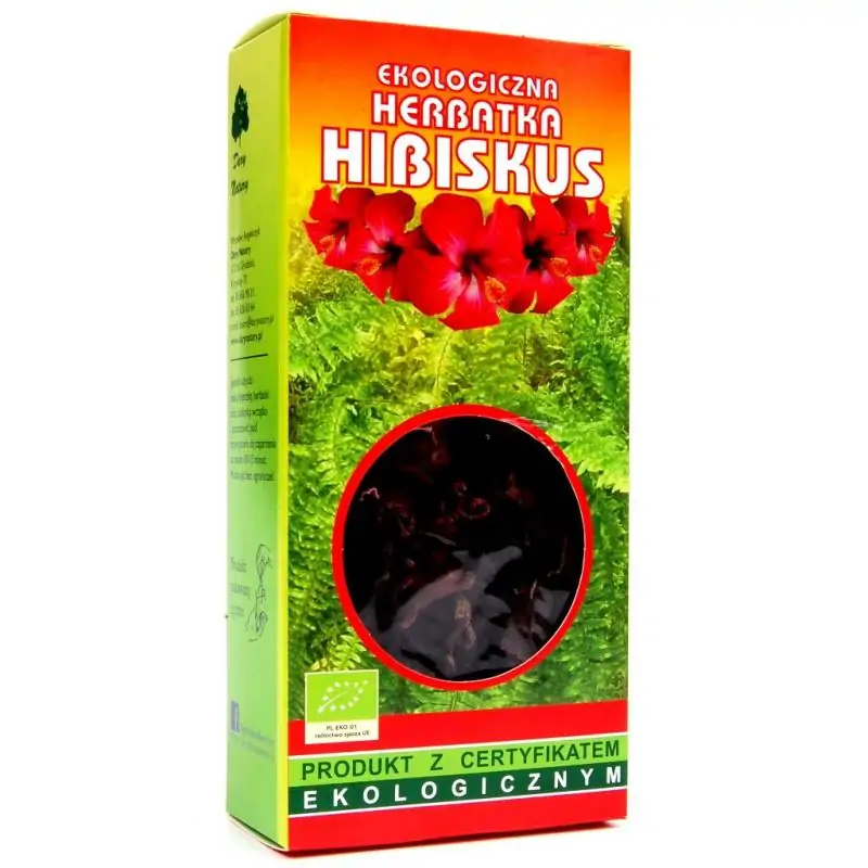 HERBATKA HIBISKUS BIO 50 g – DARY NATURY