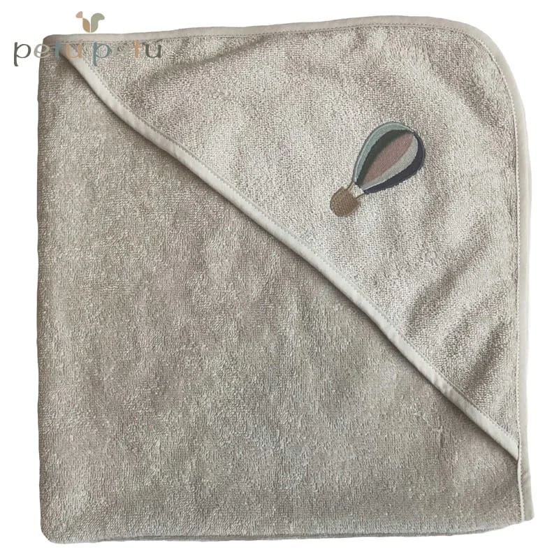 Petú Petú – ręcznik z kapturem z chłonnej frotty bawełnianej 100 x 100 cm Air Baloon