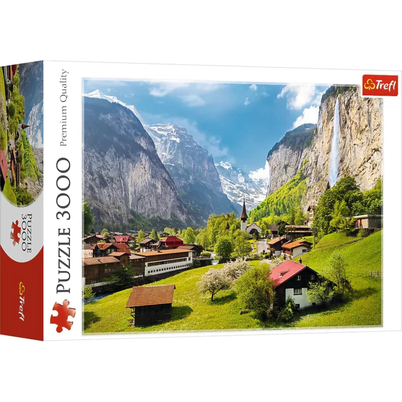 TREFL 33076 Puzzle 3000 Lauterbrunnen, Szwajcaria