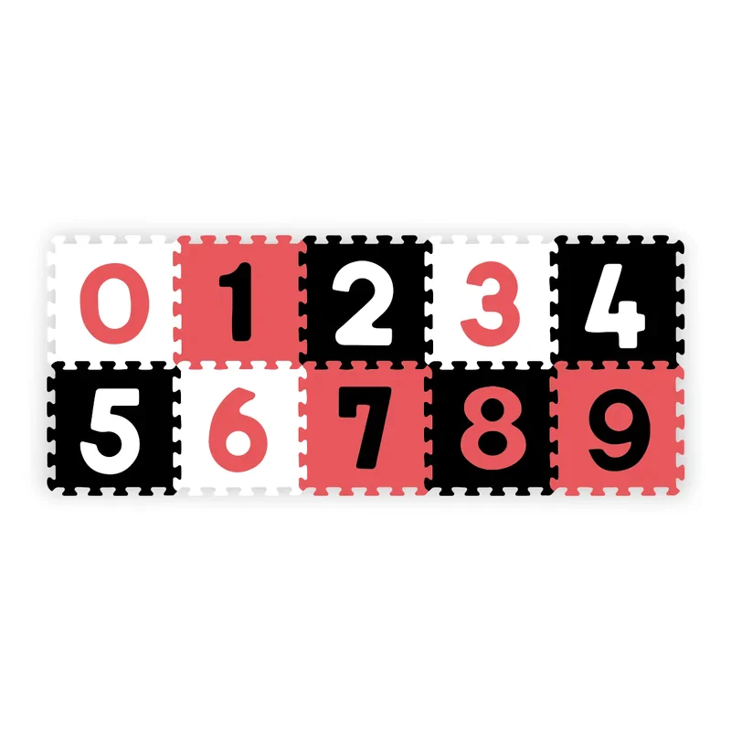 B.O.274/03 Puzzle piankowe 10 szt cyfry