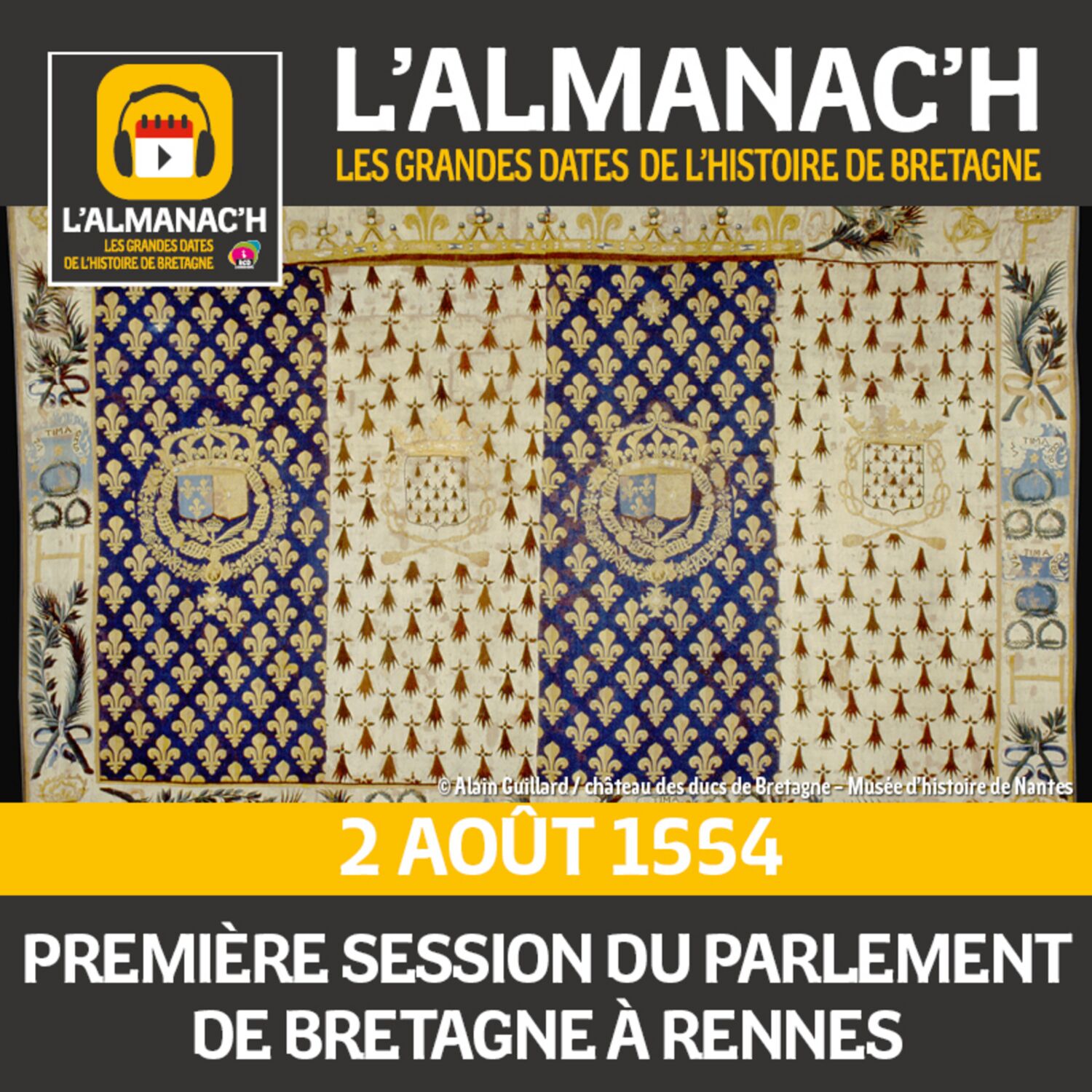 L\'Almanac\'h, les grandes dates de l\'Histoire de Bretagne