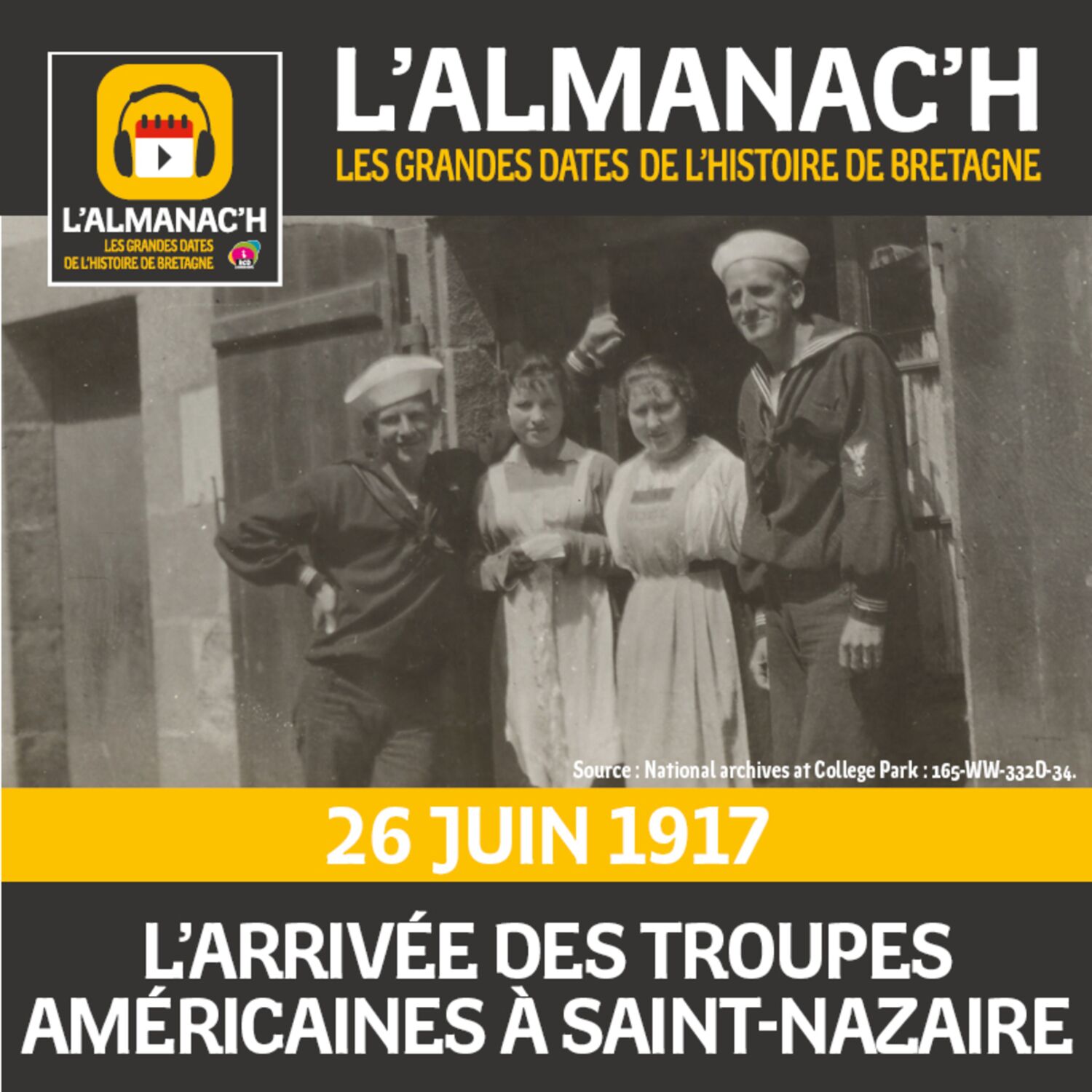L\'Almanac\'h, les grandes dates de l\'Histoire de Bretagne