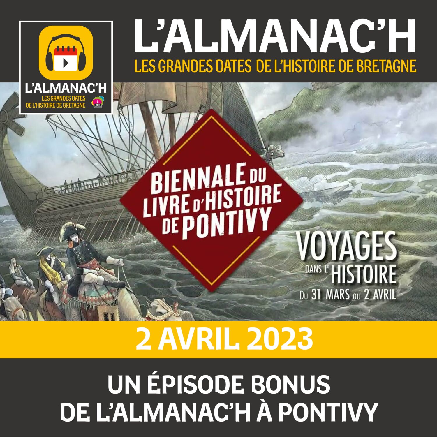 L\'Almanac\'h, les grandes dates de l\'Histoire de Bretagne