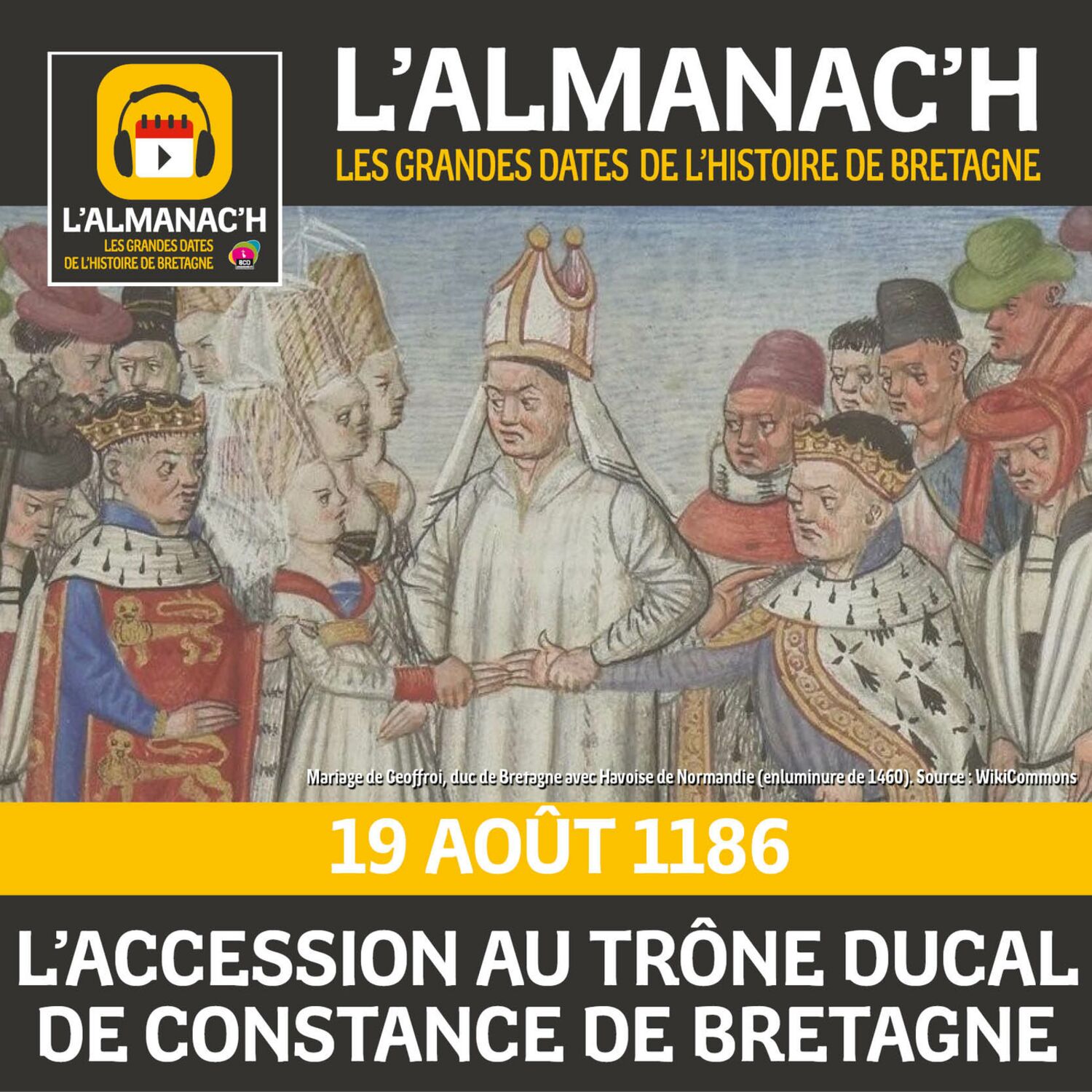 L\'Almanac\'h, les grandes dates de l\'Histoire de Bretagne