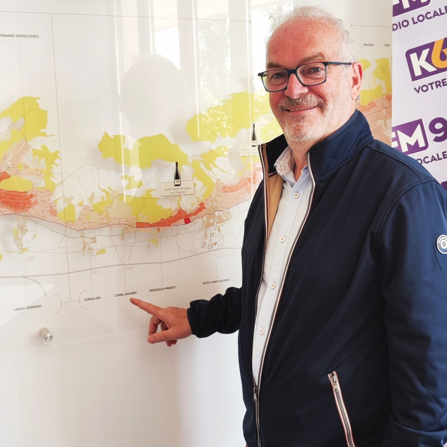 Didier Toubin, le maire de Comblanchien