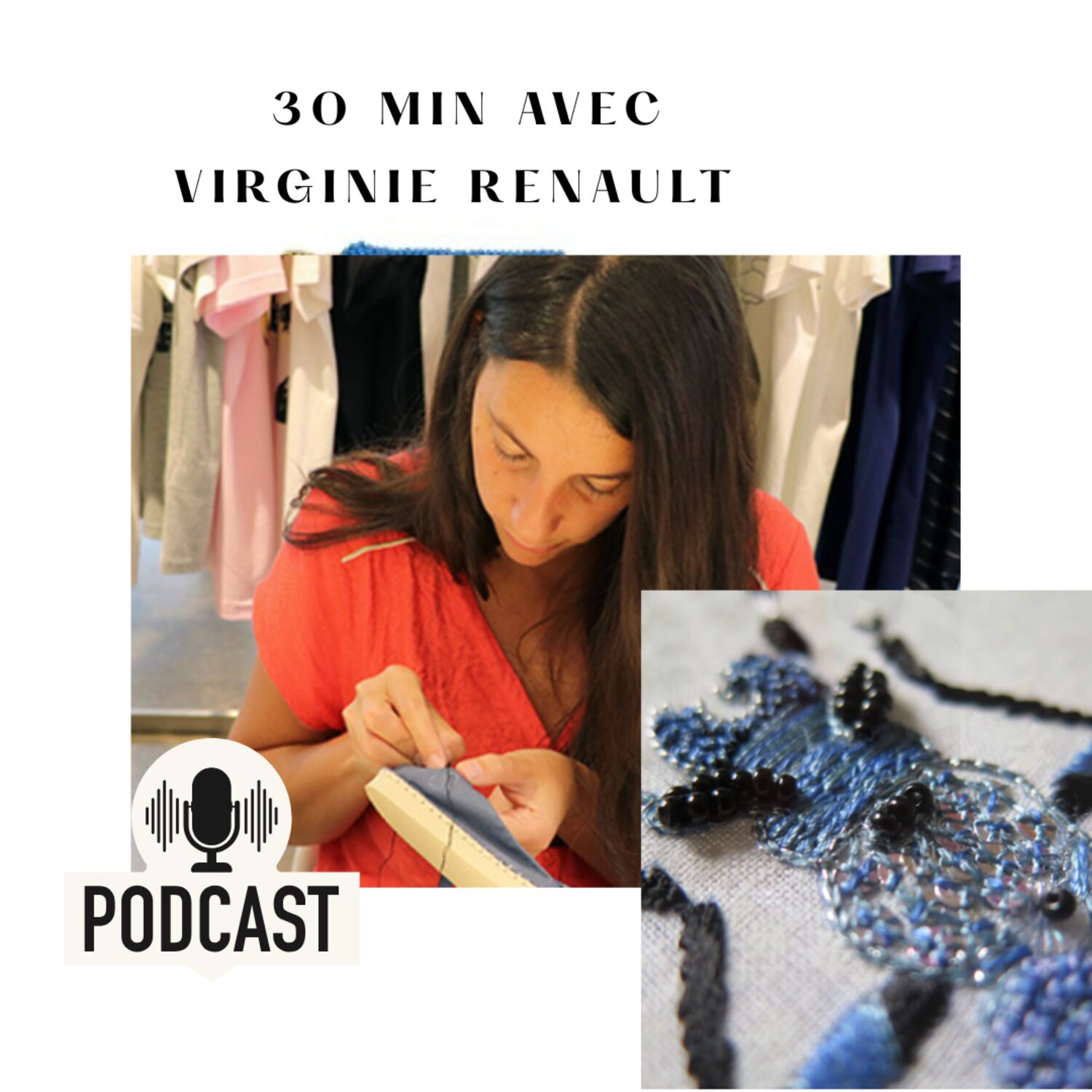 Virginie Renault brodeuse moderne et pétillante