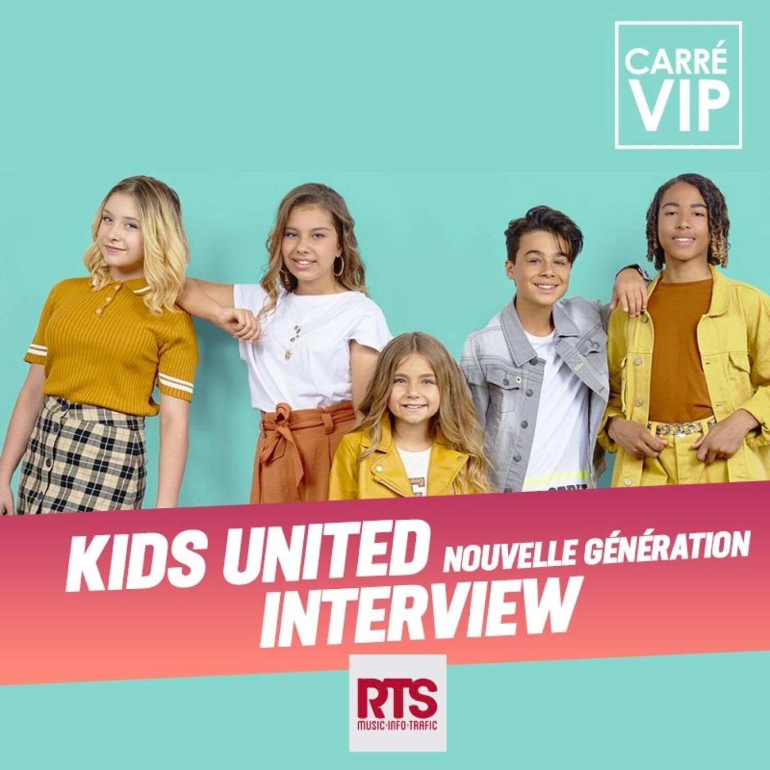 Kids United Nouvelle Génération, L’Interview « Carré VIP » sur RTS