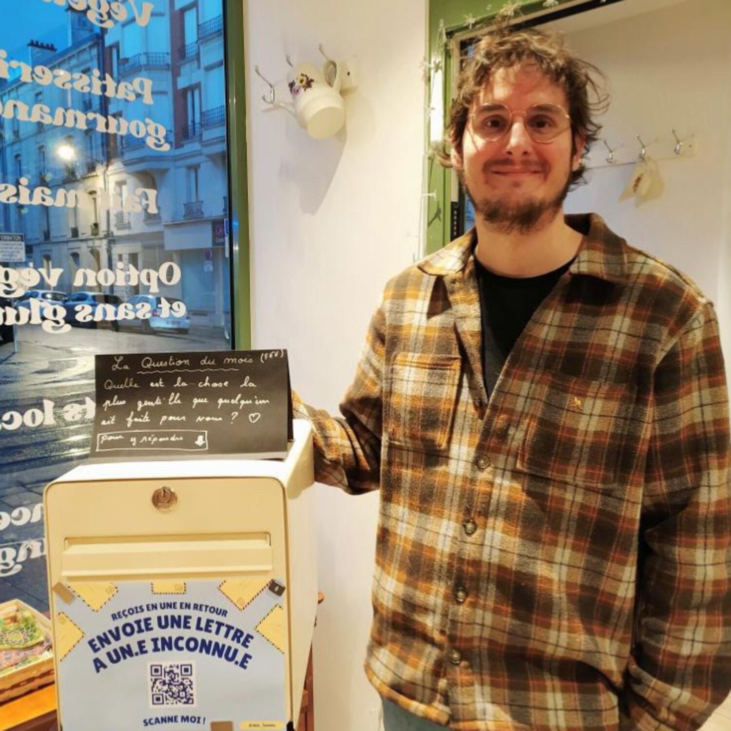 Écrire à l’inconnu.