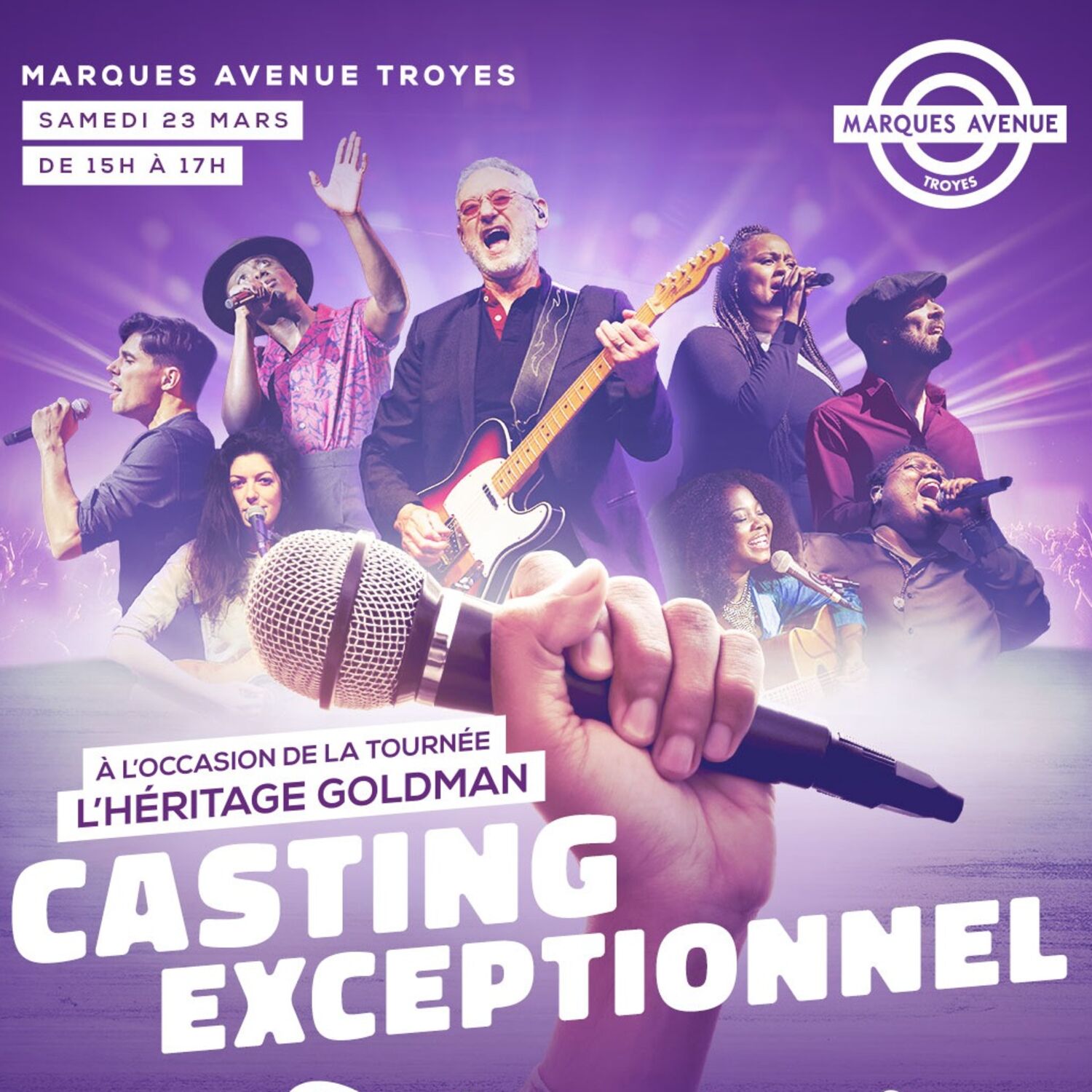 Casting : venez chanter avec l'Héritage Goldman à Troyes