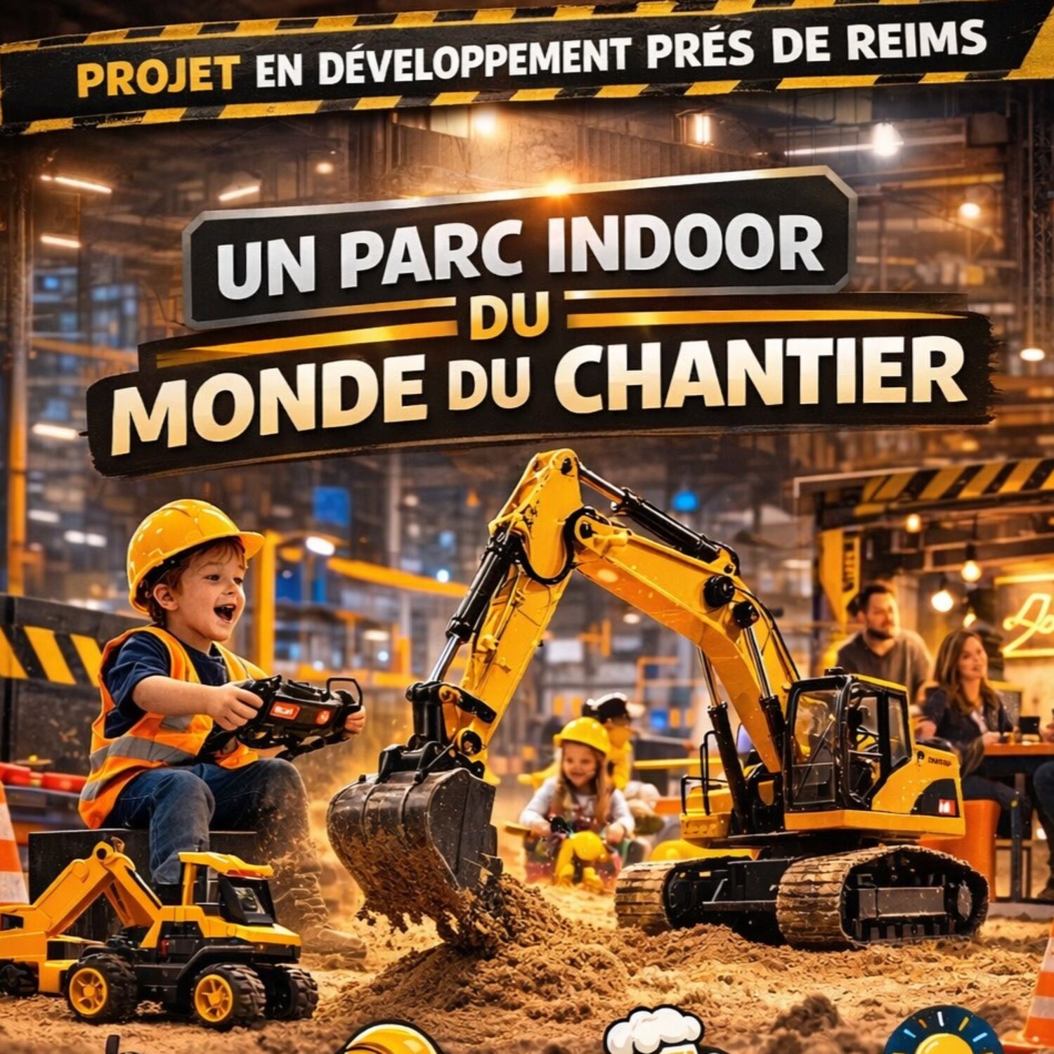 Construction Park : le chantier devient un terrain de jeu à Reims