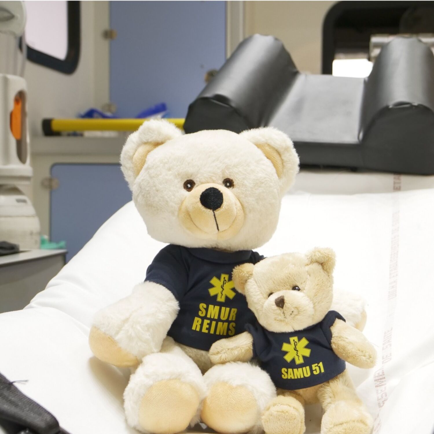 Le SAMU51 se dote d’une peluche pour rassurer les enfants.