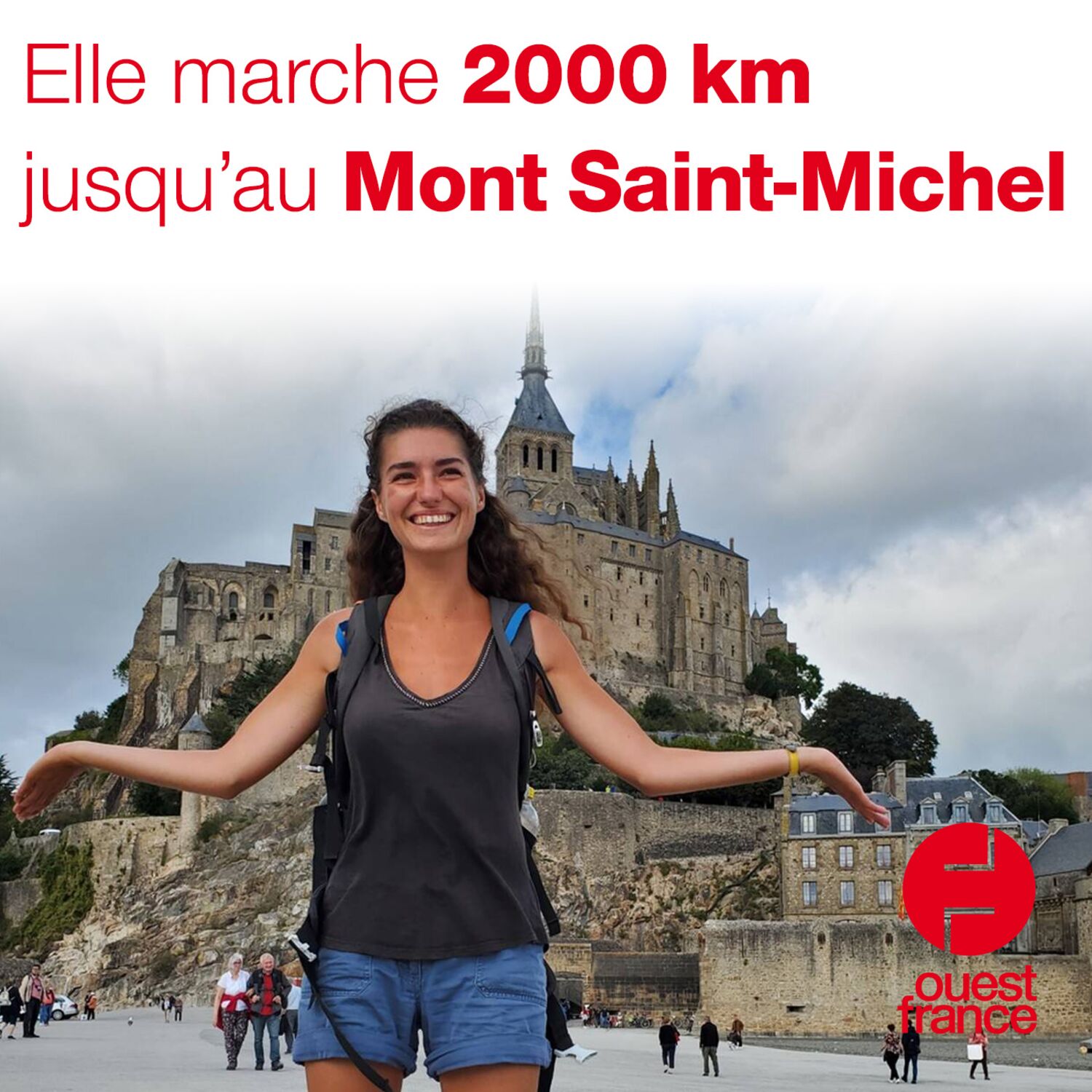 A VOIX HAUTE. Elle marche 2000 km jusqu'au Mont Saint-Michel