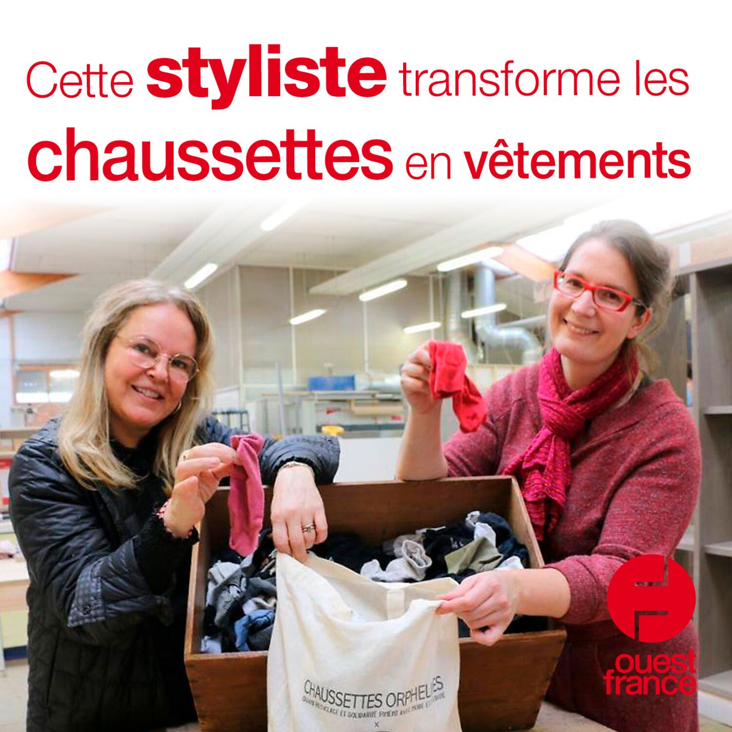 A VOIX HAUTE. Cette styliste transforme les chaussettes en vêtements