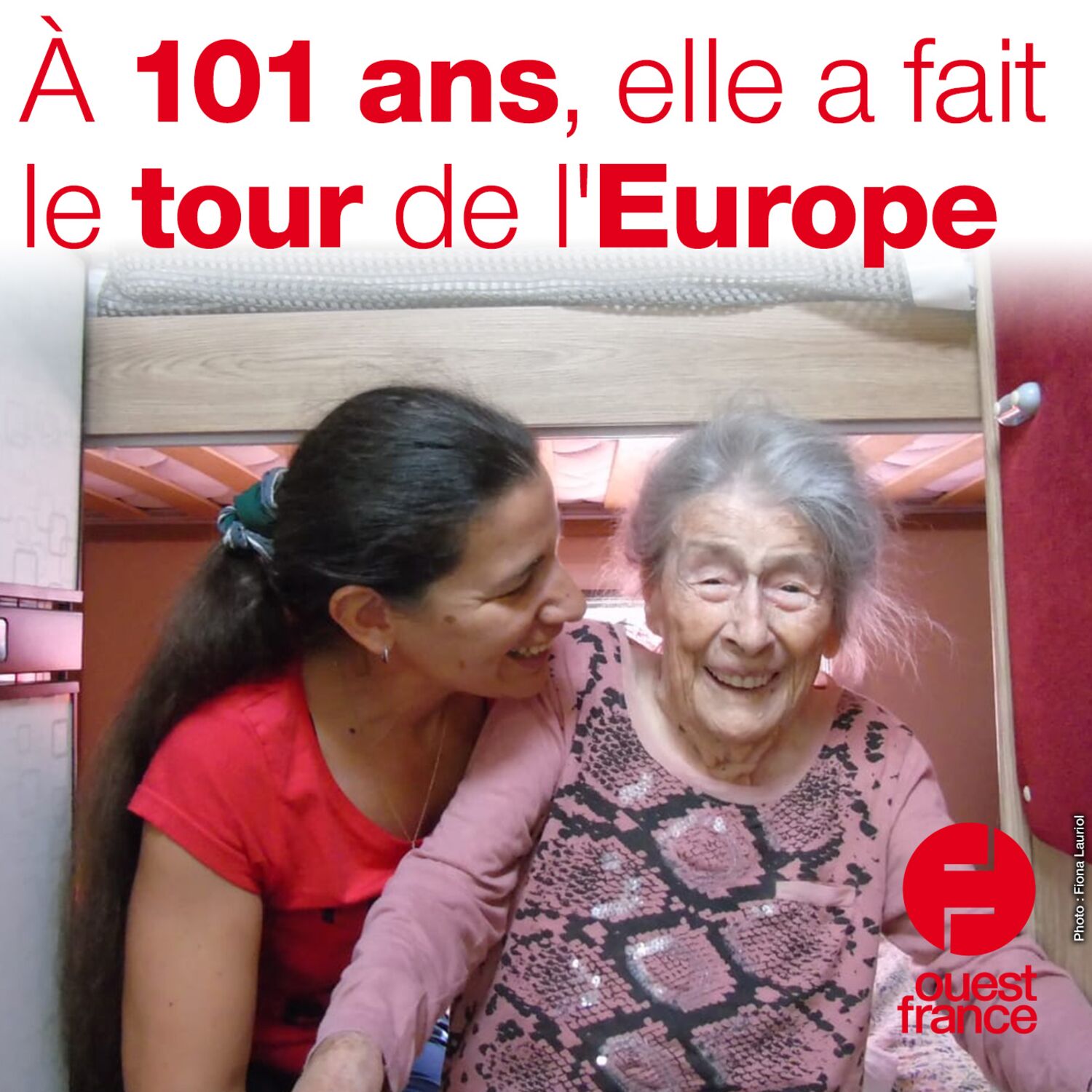 À 101 ans, elle a fait le tour de l'Europe