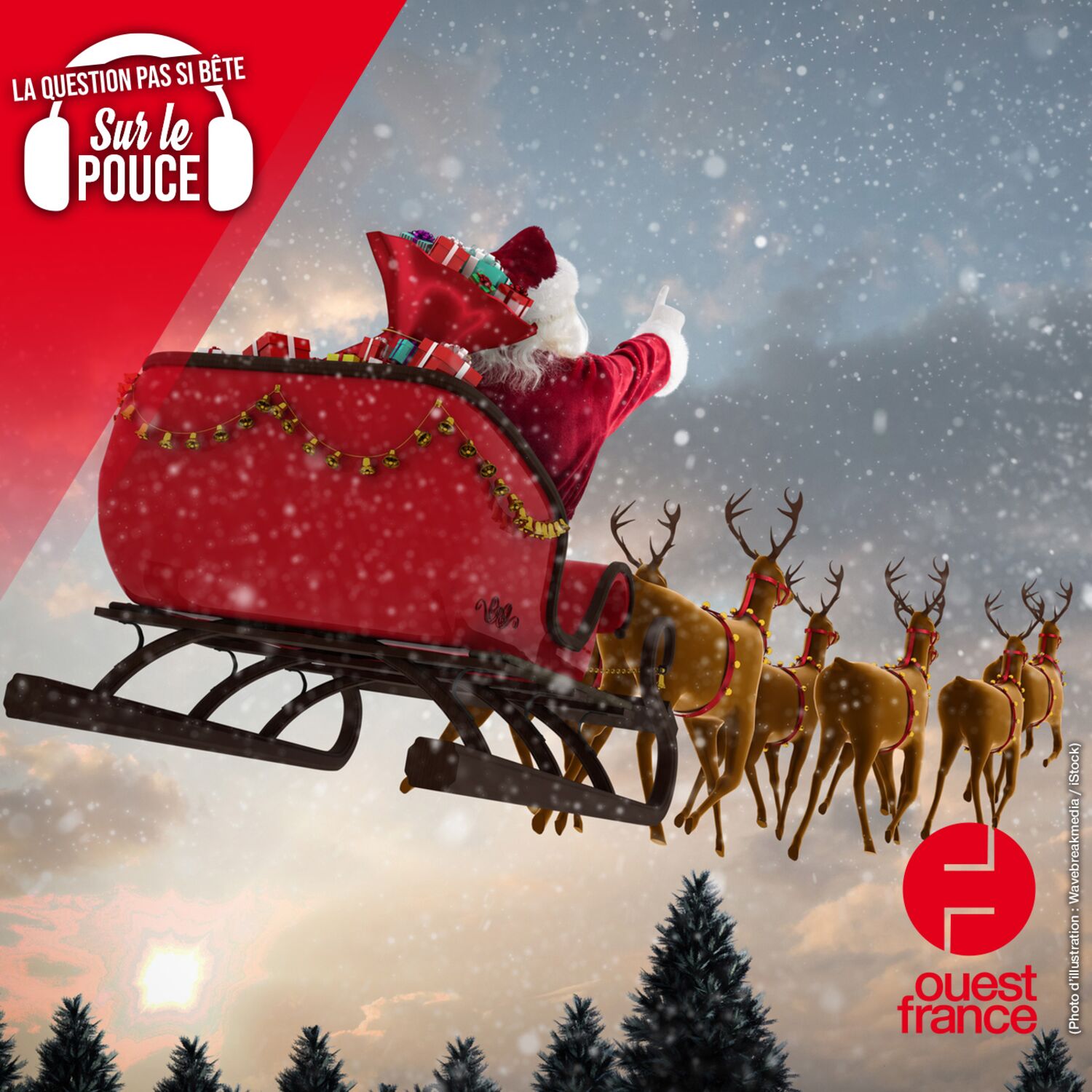 Pourquoi le traîneau du Père Noël est-il tiré par des rennes ?