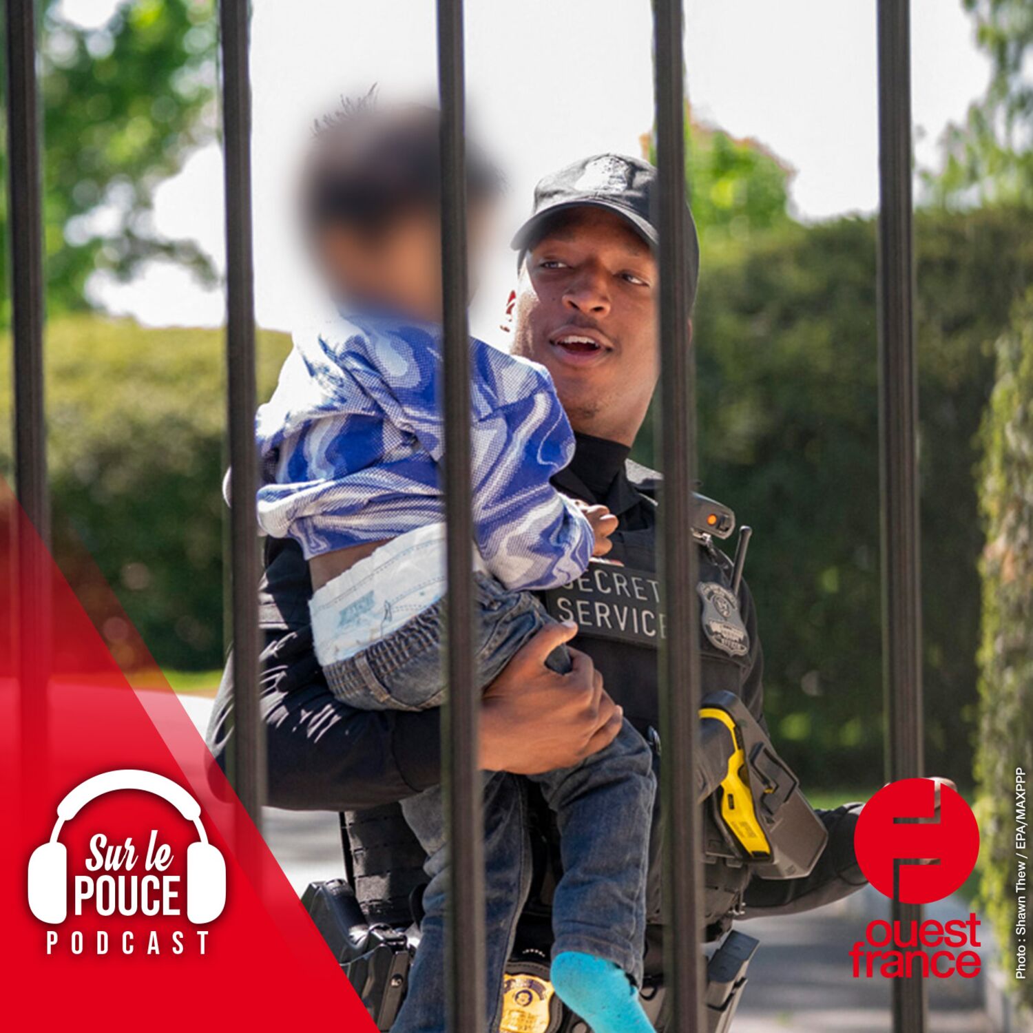 19 avril 2023 - Un enfant de 2 ans  s'introduit à la Maison-Blanche