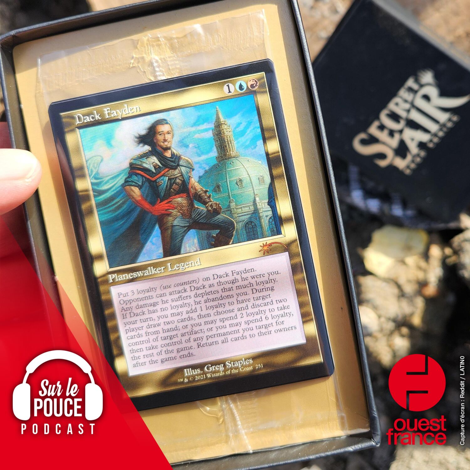 2 mars 2023 - Il passe à côté de 100 000 euros de cartes à jouer