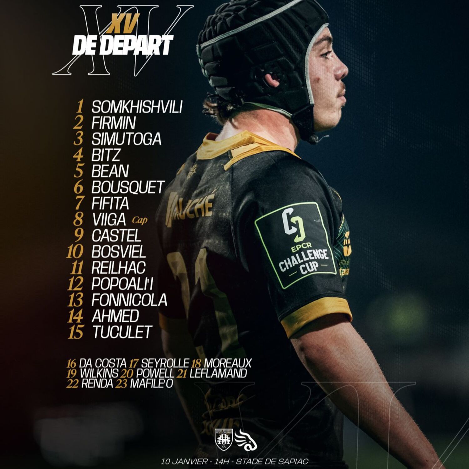 Sapiac Express : la compo de l'USM pour la réception des Black Lion...