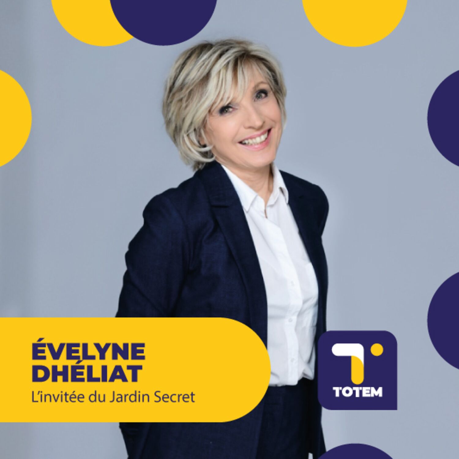 Evelyne Dhéliat et ses débuts à la télé par hasard