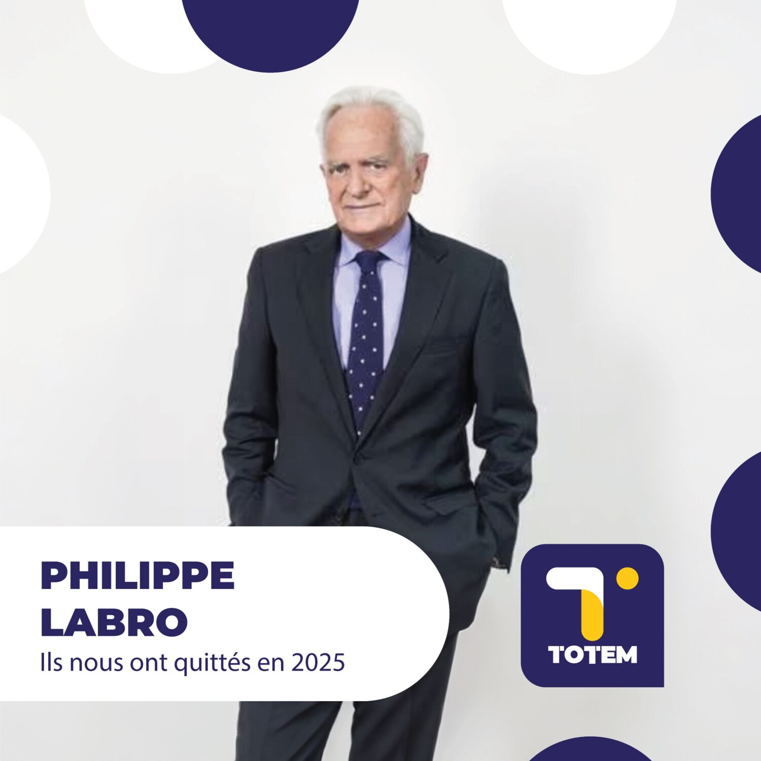 ILS NOUS ONT QUITTÉS EN 2025 - Philippe Labro, curieux avant tout