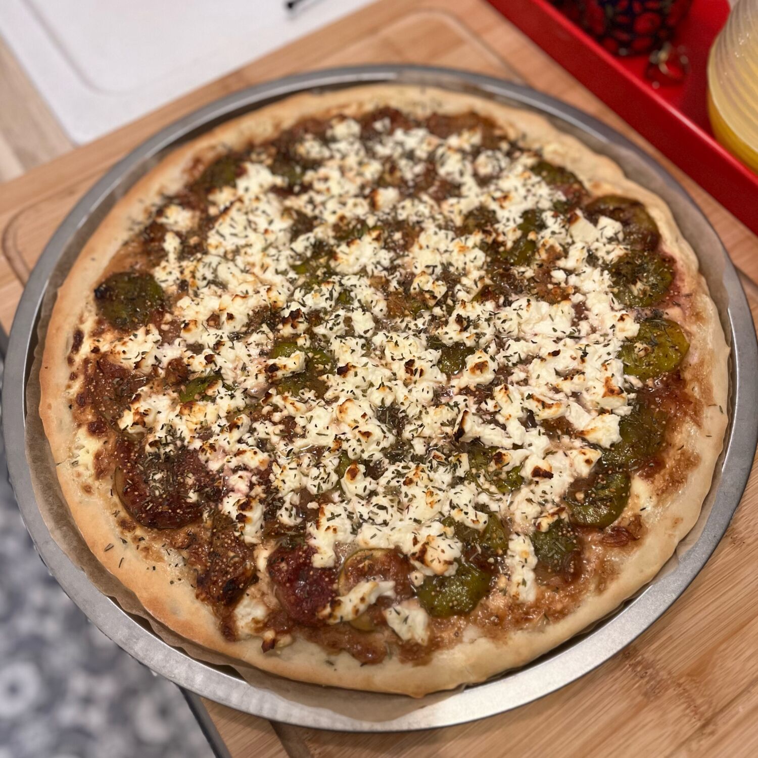 RECETTE DU JOUR - Pizza sans gluten à la figue et à la feta