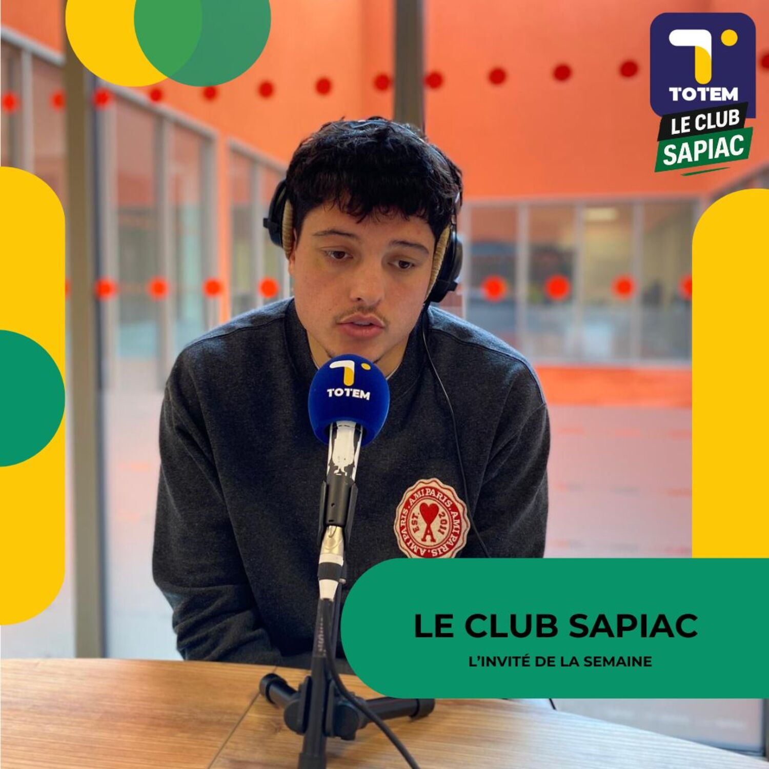 Romain Fonnicola invité du Club Sapiac avant la réception des Black...