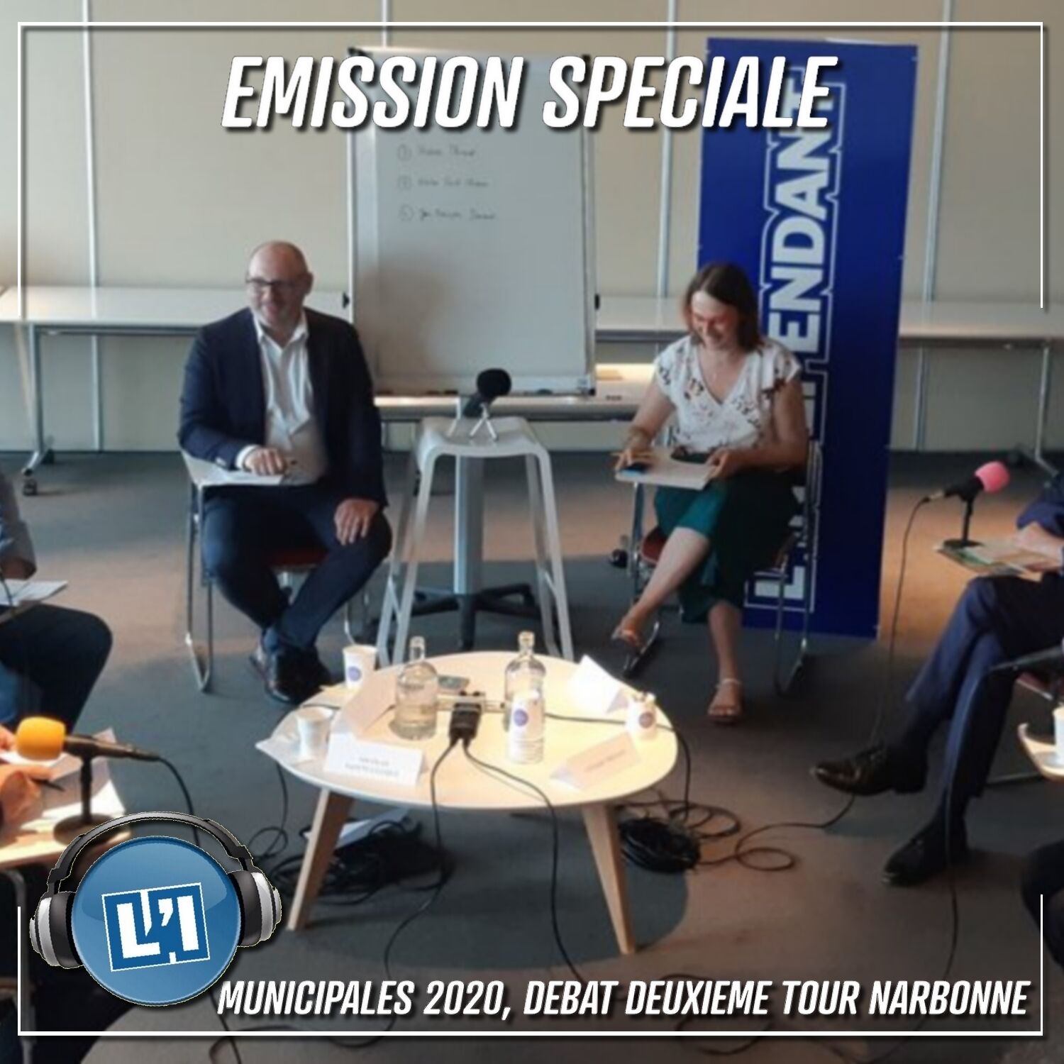 Rediffusion débat deuxième tour Municipales Narbonne du 24 Juin 2020 à L'Indépendant