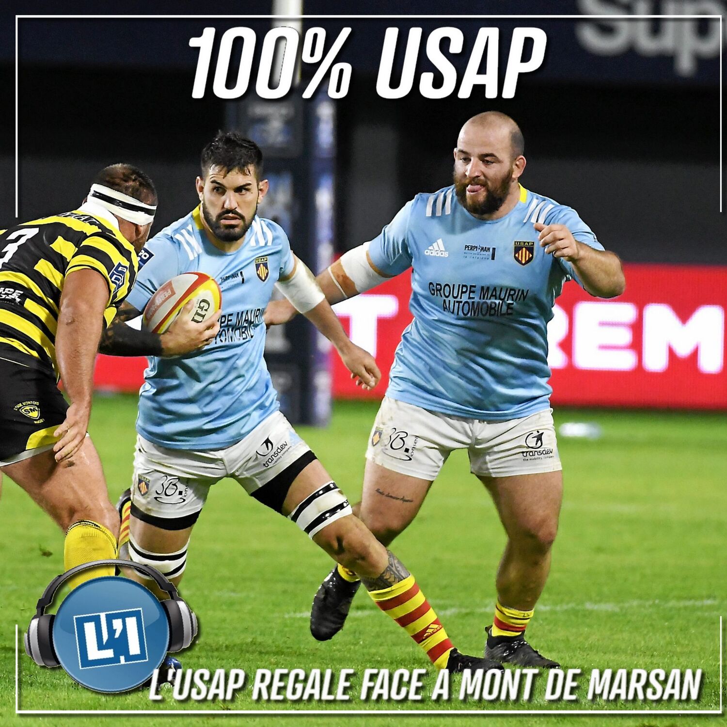 L'USAP REGALE ENFIN - 2020/2021 - J2 RETARD - USAP VS  MONT DE MARSAN -