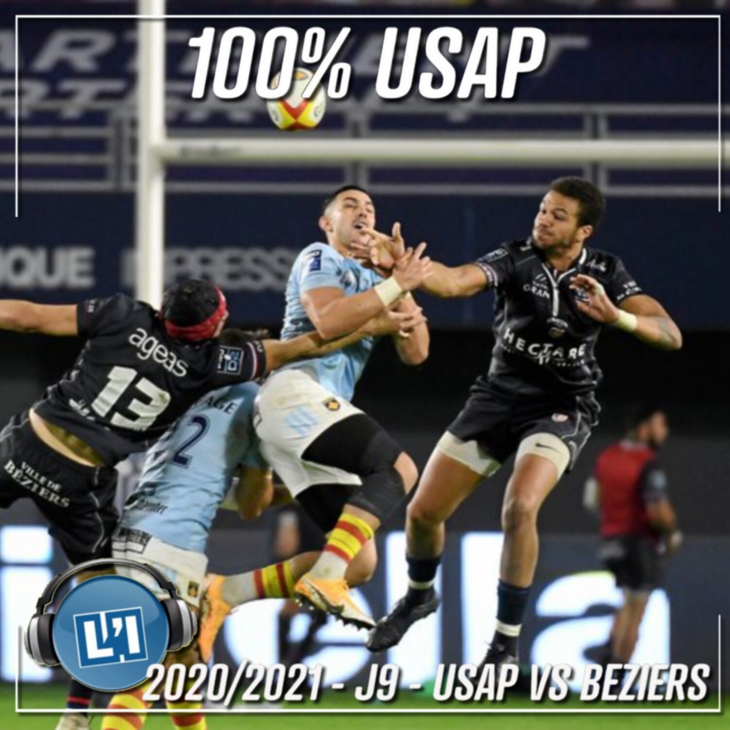 L'USAP chute face à Béziers - 2020/2021 - J9 - USAP VS. BEZIERS
