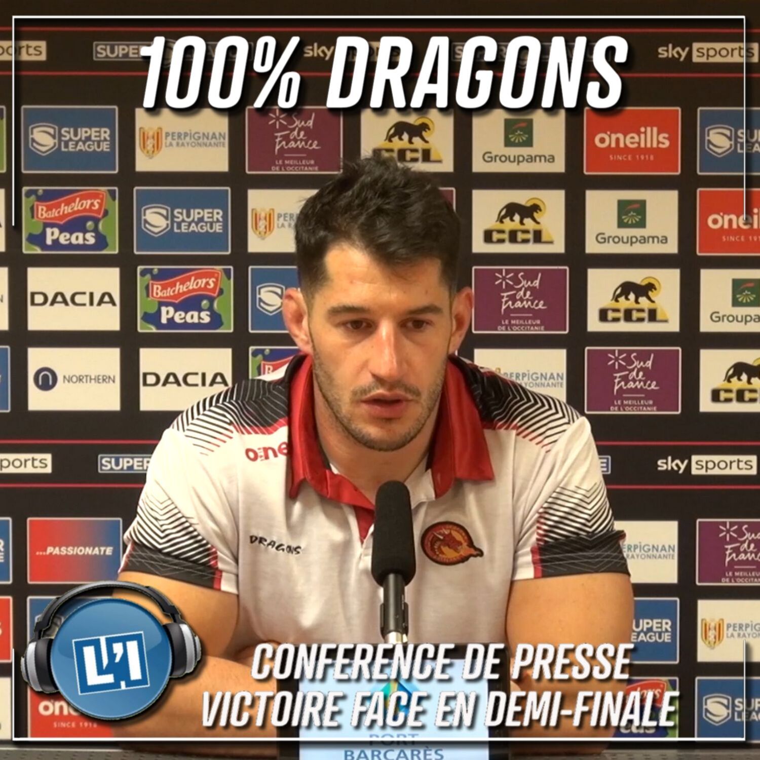 CONFERENCE DE PRESSE - 2021 - DRAGONS VS. HULL KR