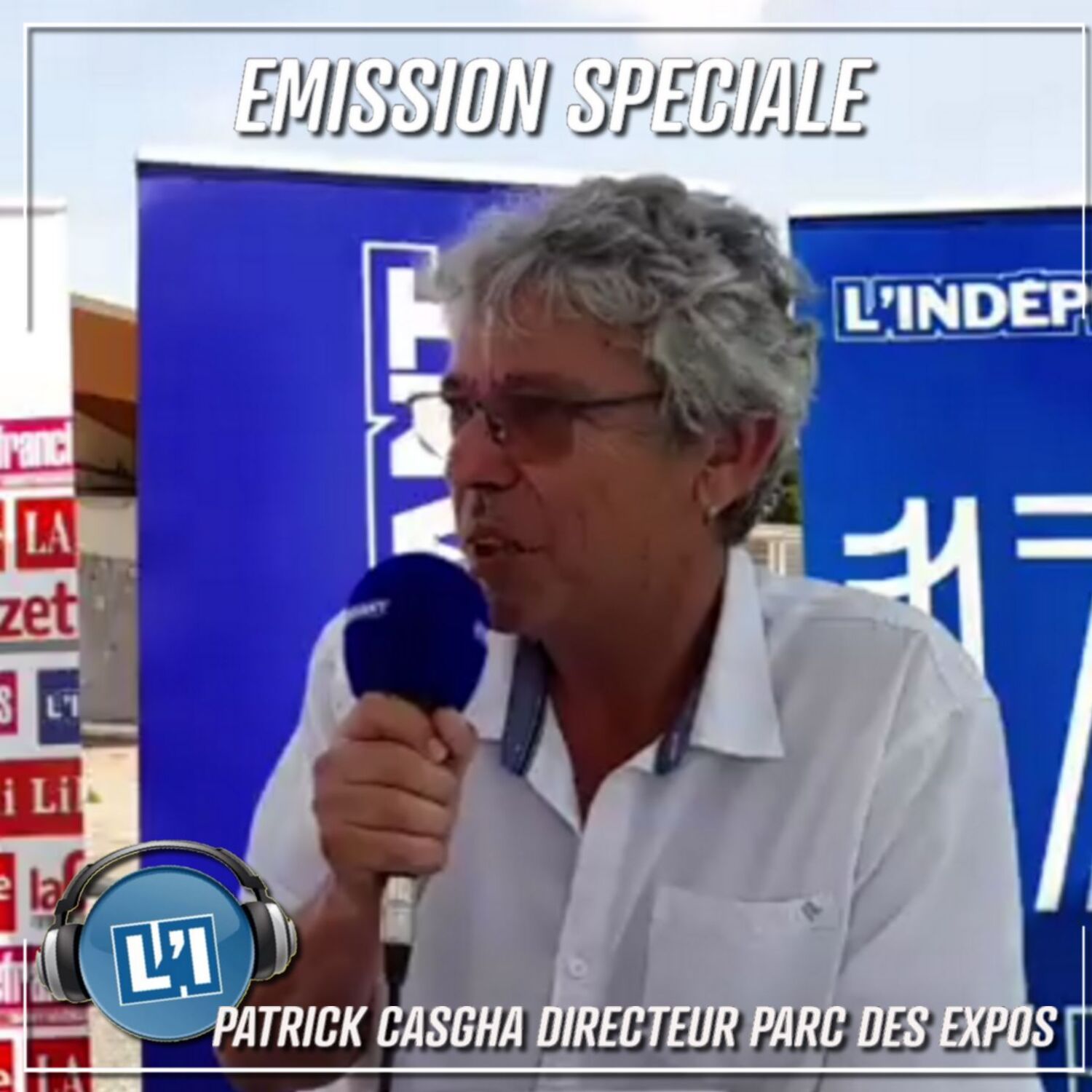 Au centre de vaccination avec Patrick Casgha, directeur du Parc des Expositions
