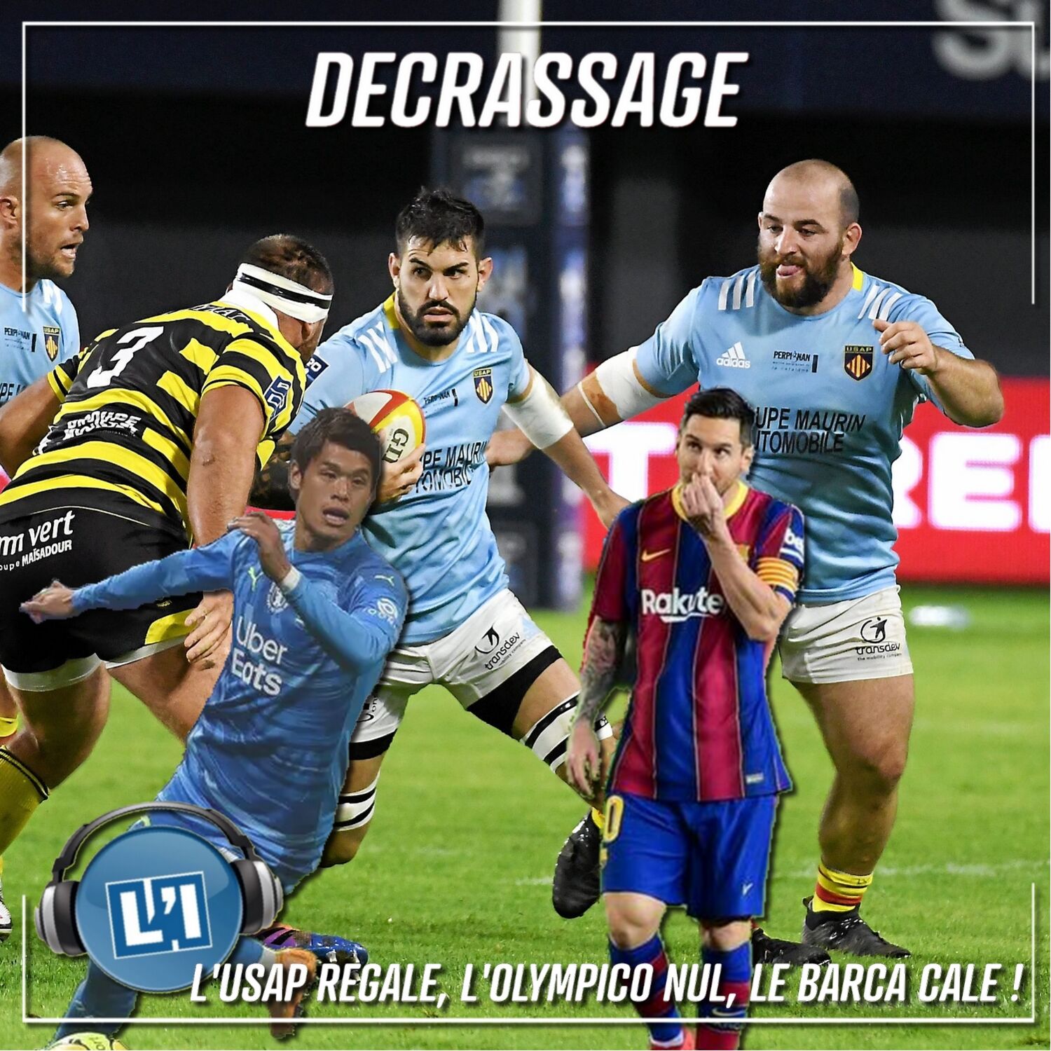 L'USAP régale, Olympico nul, le Barça cale !