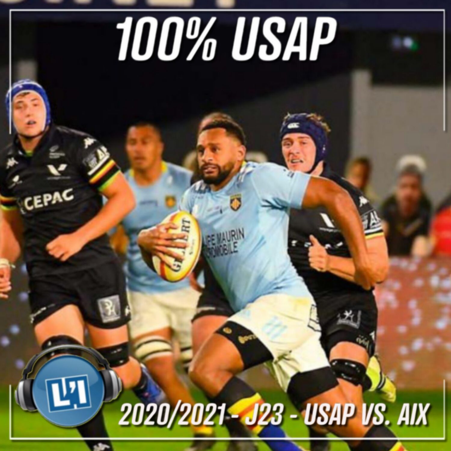 5/5 AVANT LA DERNIERE LIGNE DROITE - 2020/2021 - J23 - USAP VS. AIX