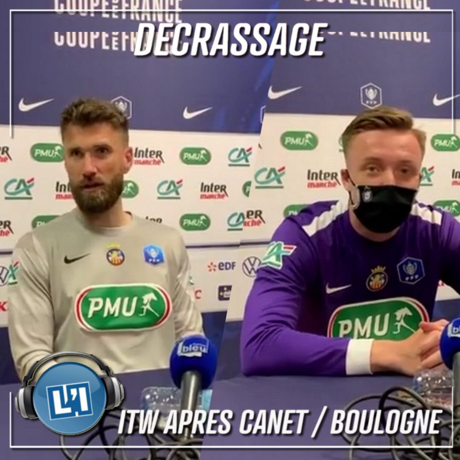 Interview d'après match de Maxime Ferry et Jean Vercruysse
