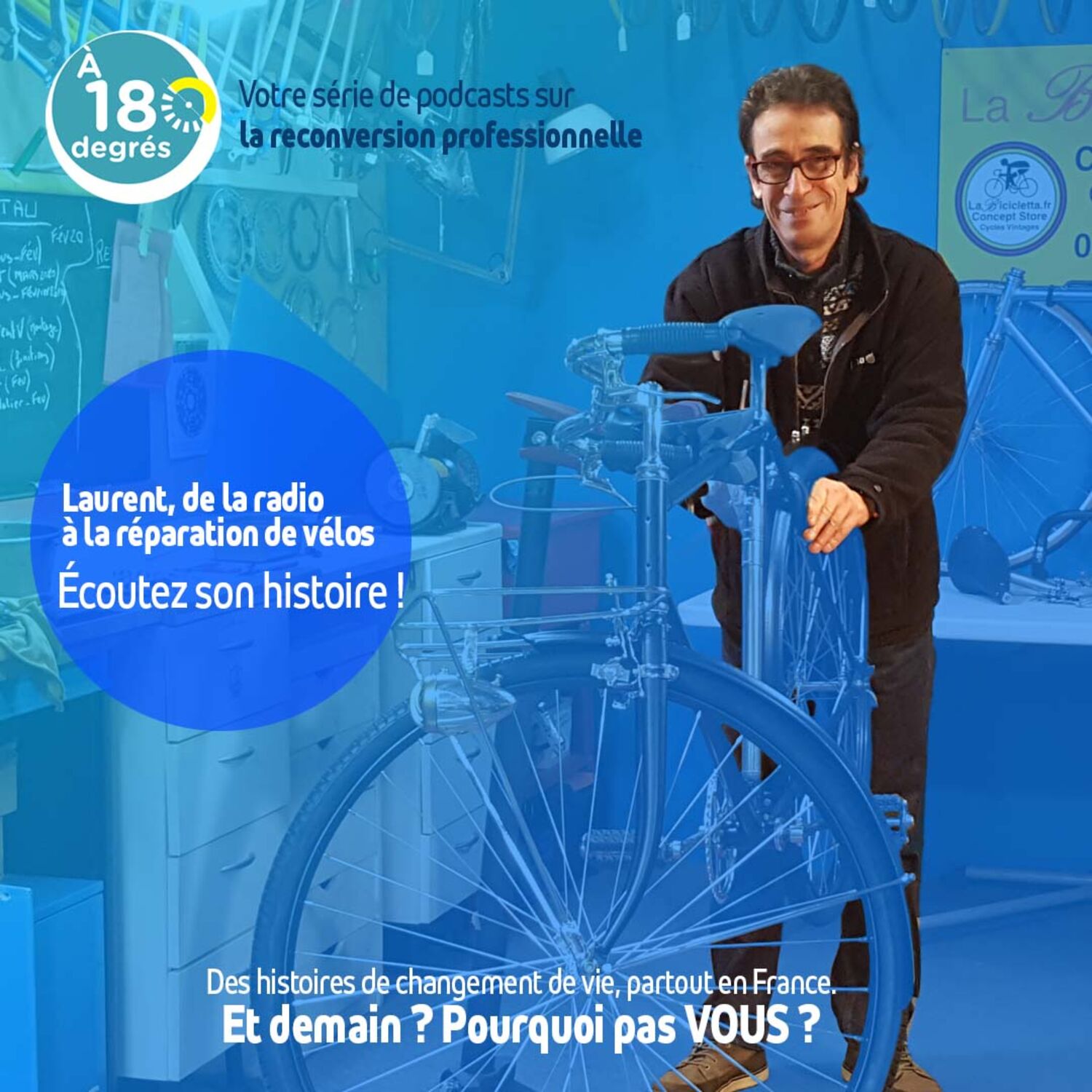 à 180°, épisode 12 - Saison 02 : de la radio à la réparation de vélos