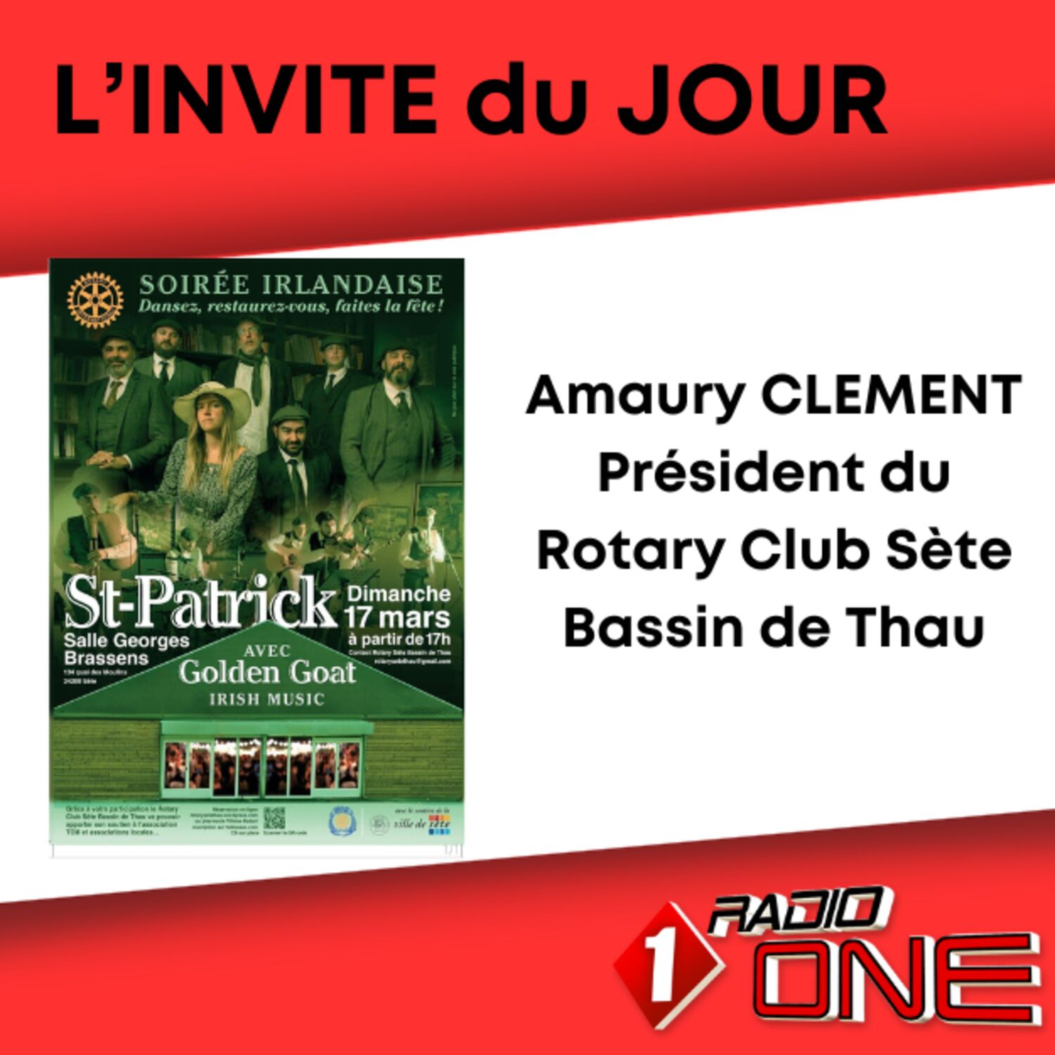 Amaury CLEMENT: Une Saint Patrick festive et solidaire!
