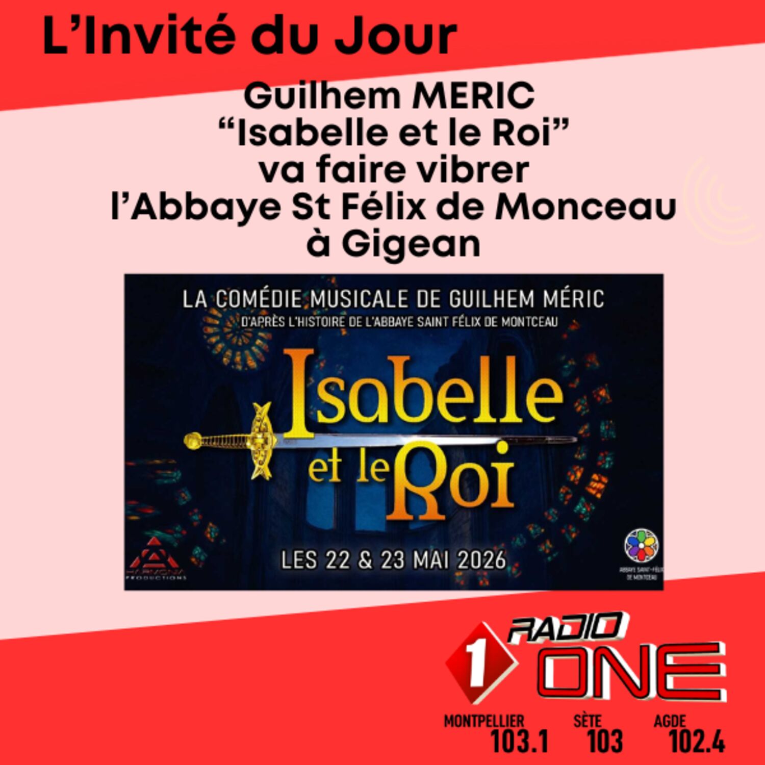 Guilhem MERIC met en scène "Isabelle et le Roi" à Gigean