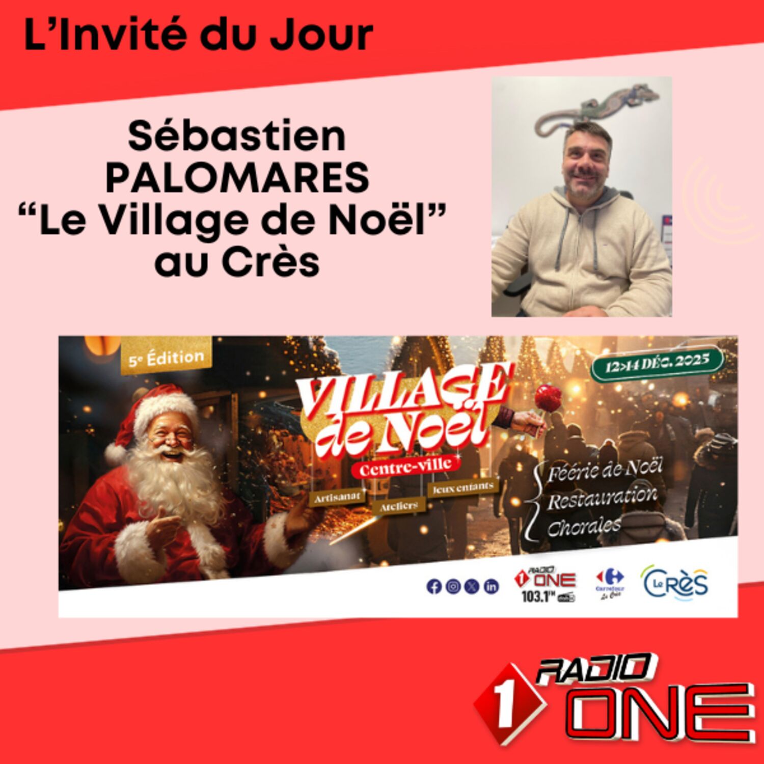 Sébastien PALOMARES : Le Village de Noël au Crès